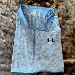 Men’s blue Under Armor half zip pullover